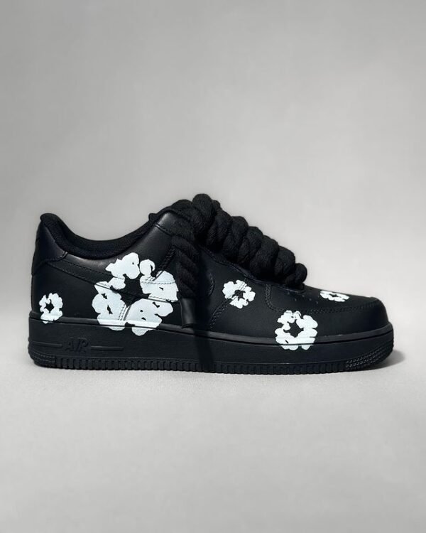 Black Custom Air Force 1s
